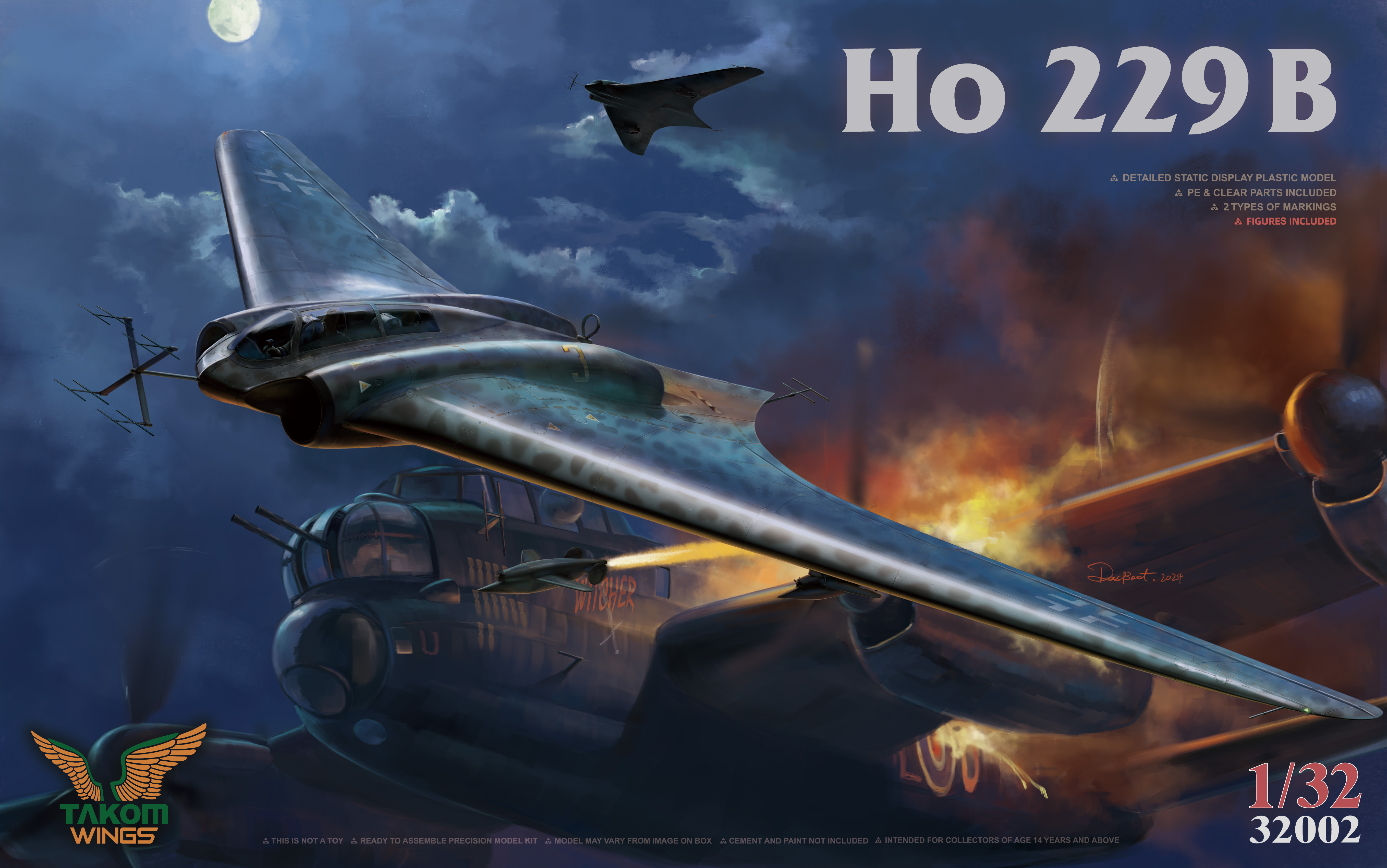 Ho 229 BOX 2 Ho229A+Ho229B+1/16Ho229 Pilot-Limited