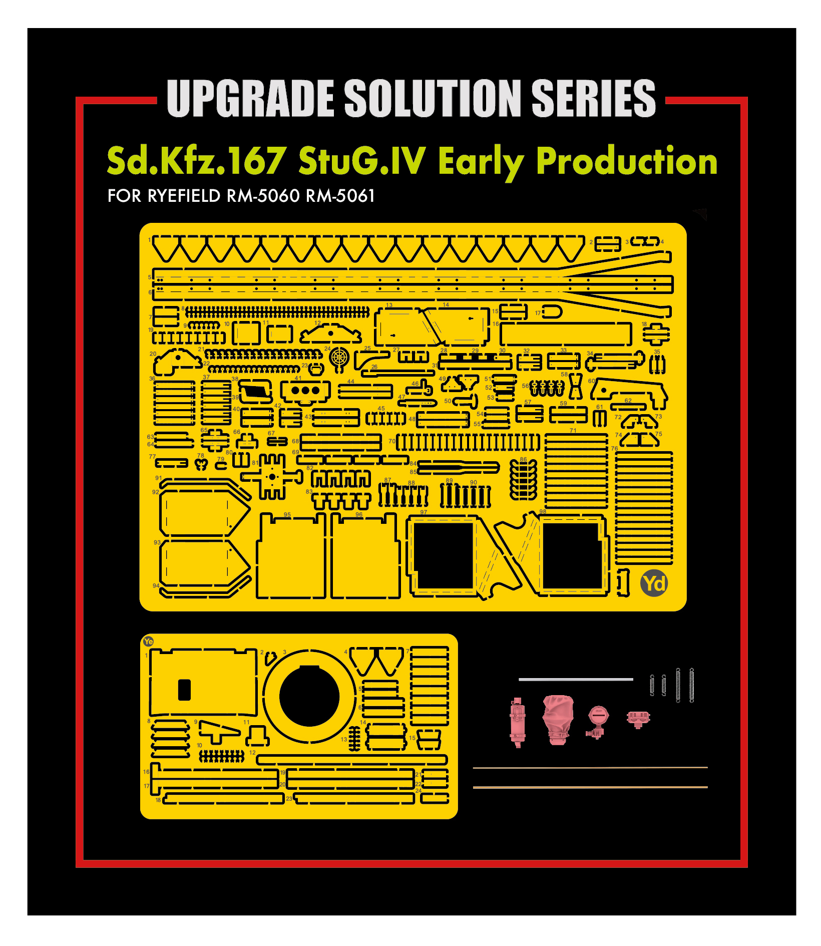 Upgrade set for RFM5060 & RFM5061 StuG.IV Early