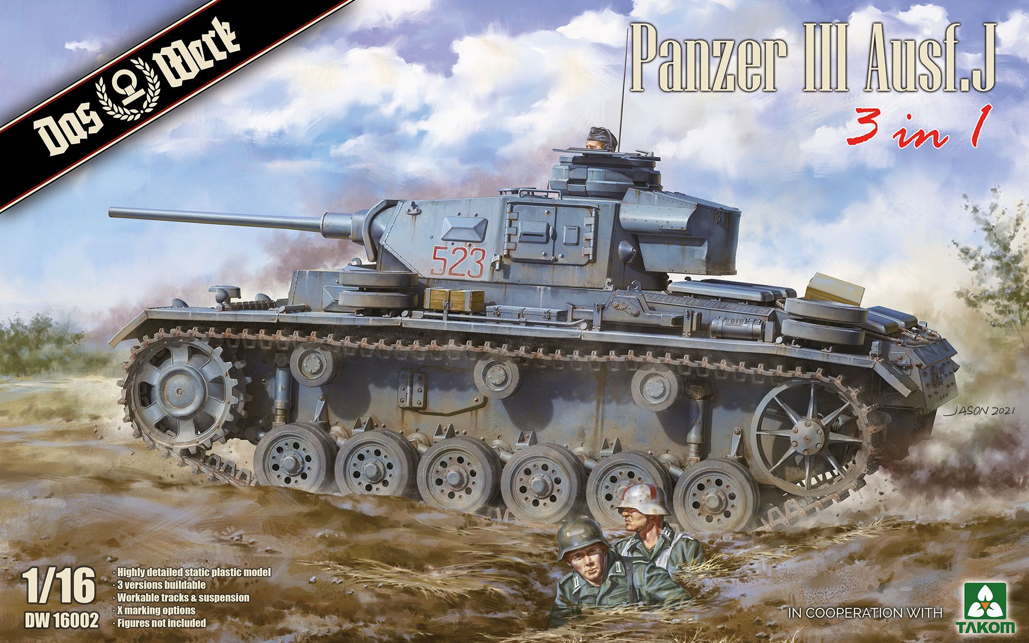 Panzer III Ausf.J 3in1 (1:16)