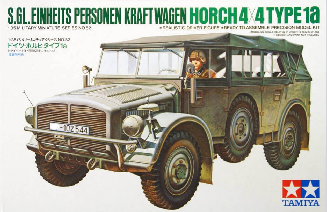 Horch Type 4x4 Type 1a  incl. figure