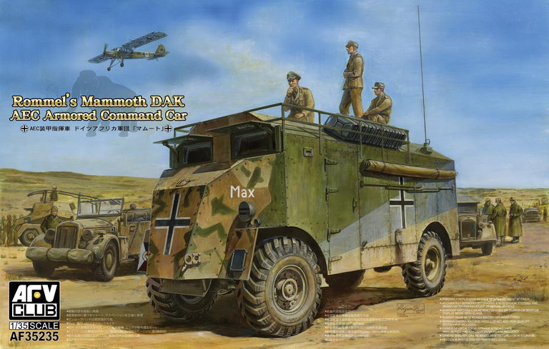AEC Armoured Commander Car of  Rommel "Mammoth"DAK