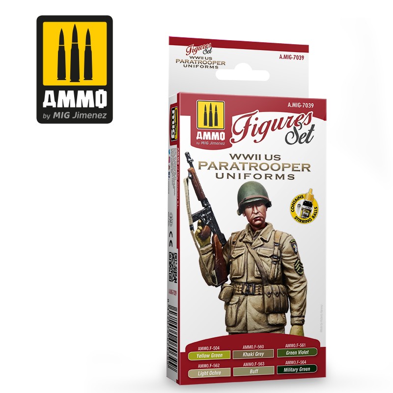 WWII US Paratroopers Uniforms FIGURE SET WWII US Paratroopers Uniforms FIGURE SET