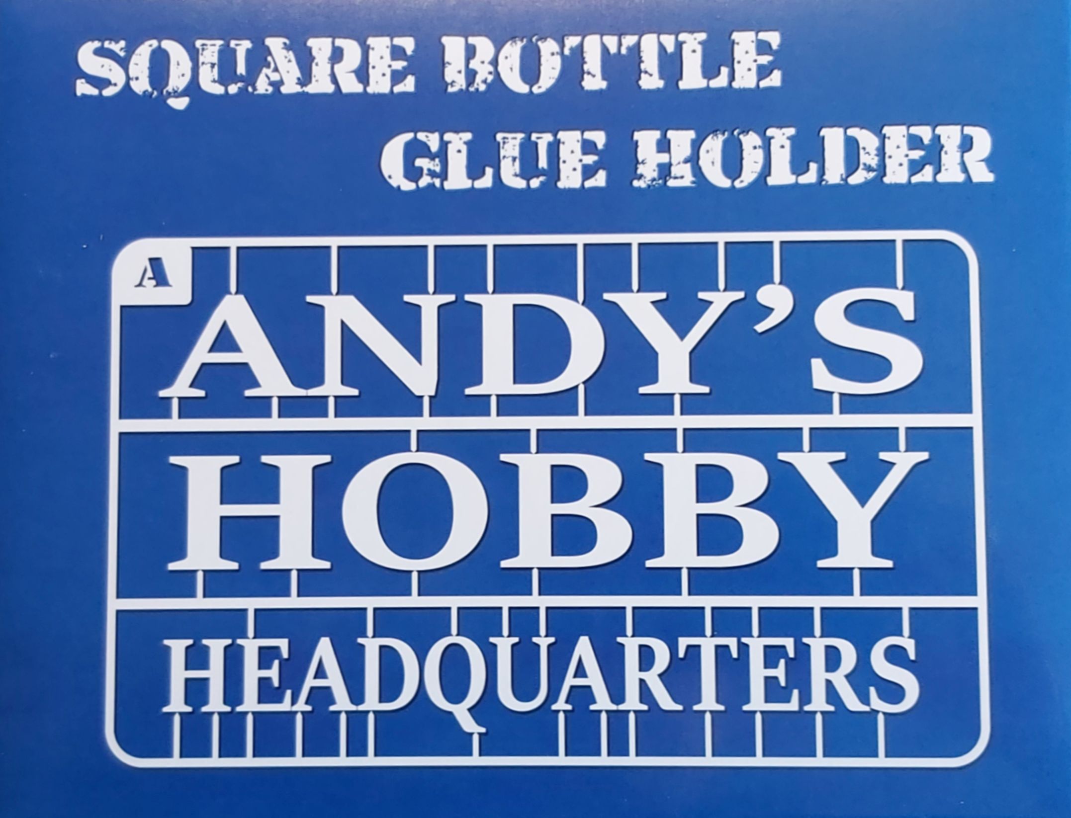 Andy's Hobby Headquarters' Square Bottle Glue Holder
