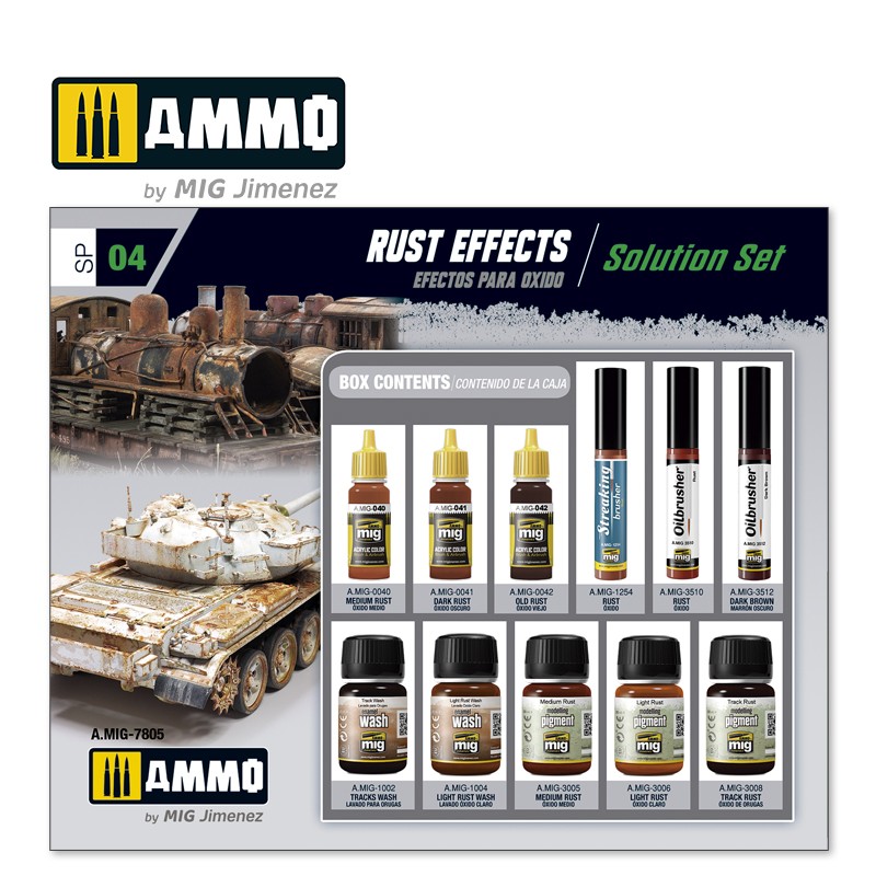 RUST EFFECTS. SOLUTION SET RUST EFFECTS. SOLUTION SET