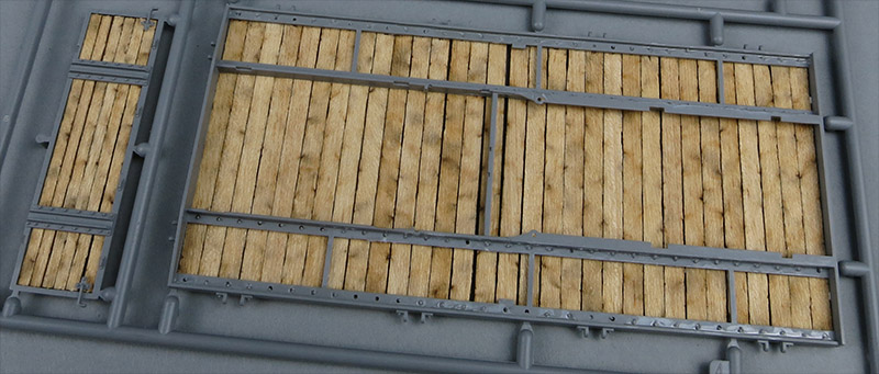 Real wood planking set for 5t Einheitsanhaenger