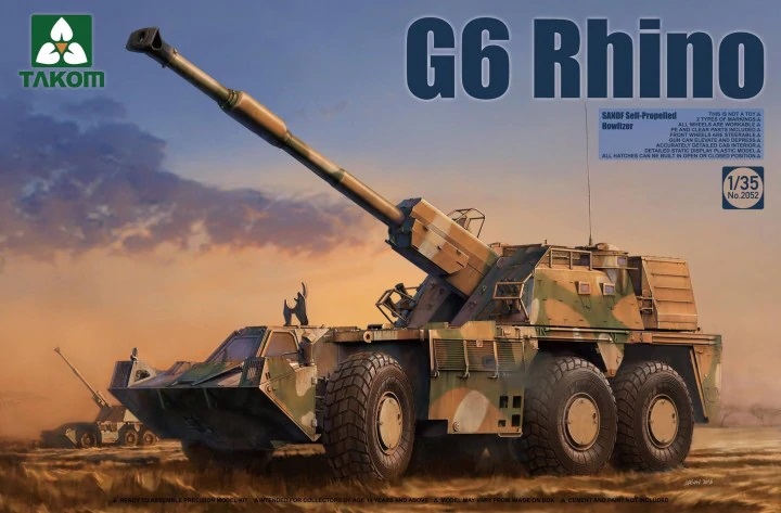 SANDF Self-Propelled Howitzer G6 Rhino