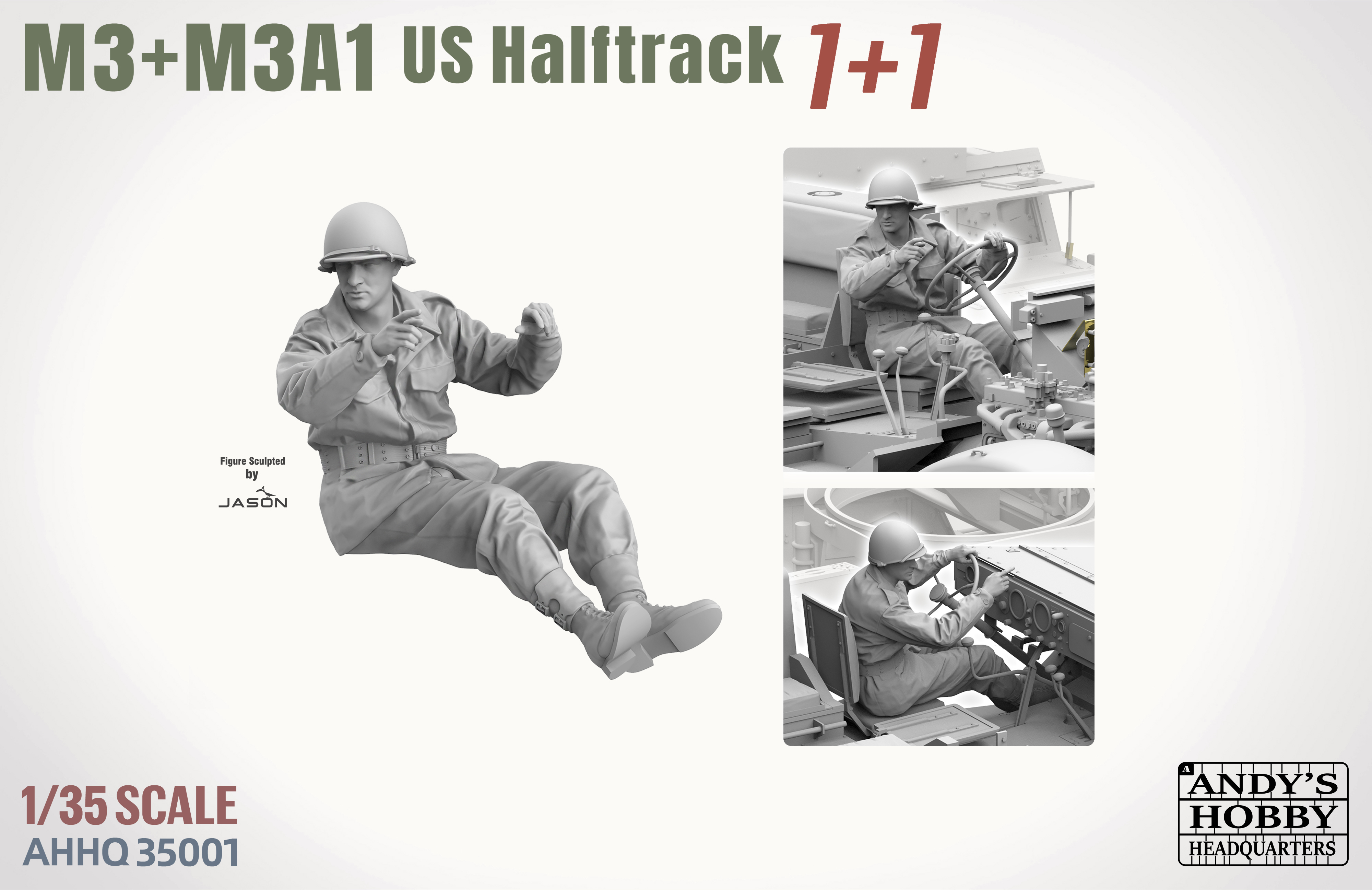 M3 / M3A1 U.S. WWII Halftrack DOUBLE COMBO (1:35)