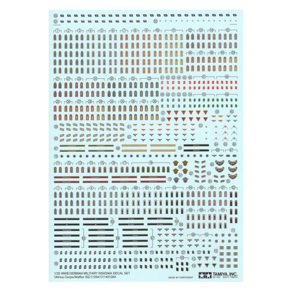 German Rank Markings Vol. 2 DAK, Waffen-SS 1/35 