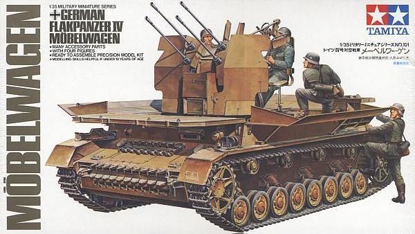 German Flakpanzer Moebelwagen (with Quadruple Flak)