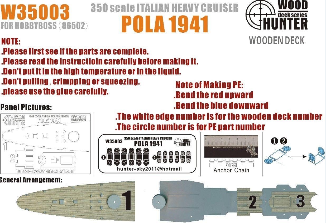 Italian Heavy Cruiser Pola(1941)(Hobby Boss 86502)