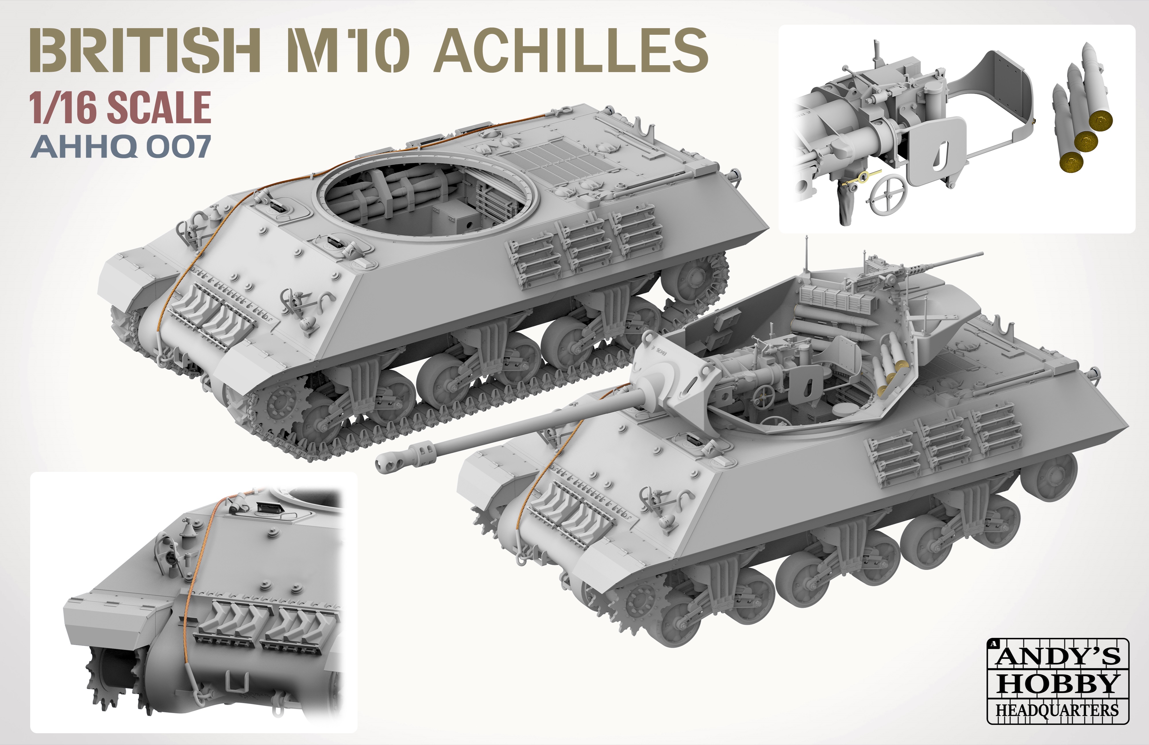 British M10 IIc Tank Destroyer (1:16)