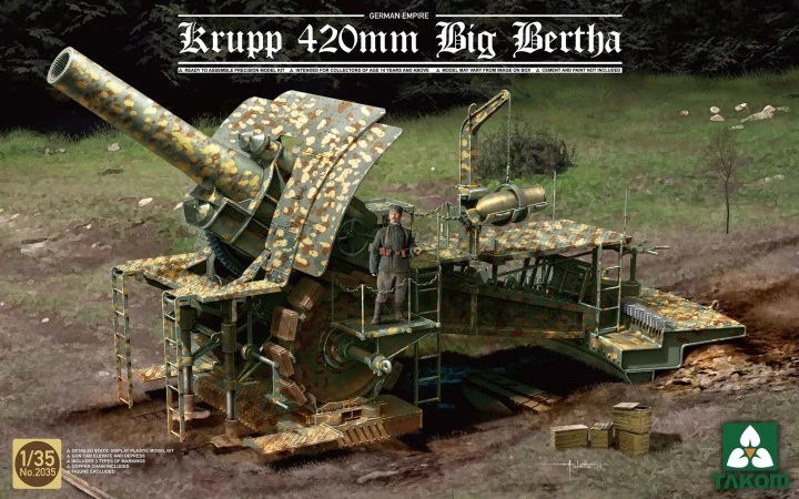 German 420mm Big Bertha Siege Howitzer