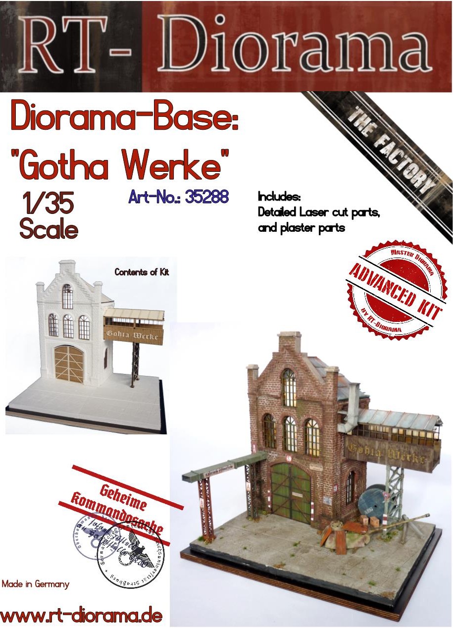 Diorama-Base: "Gotha Werke"