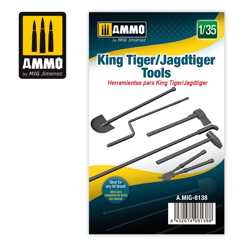 1/35 King Tiger/Jagdtiger Tools