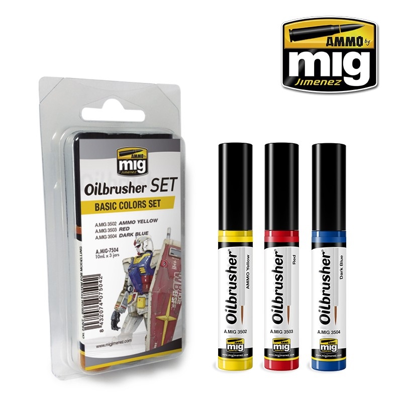 Oilbrusher Basic Colors Set