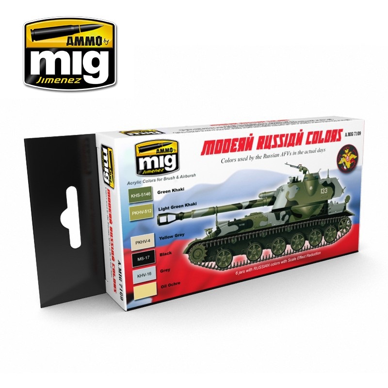 Modern Russian Camo Colors Set
