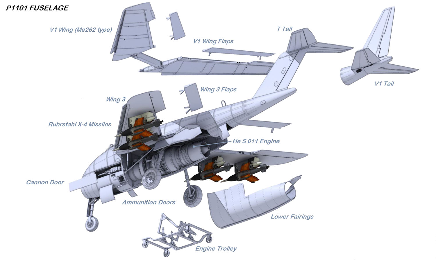 Messerschmitt P.1101 (1:32)