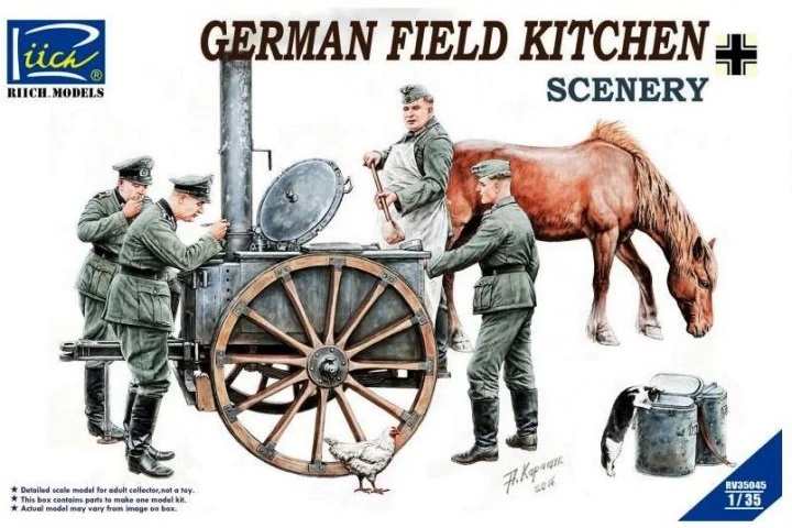 German Field Kitchen Scenery