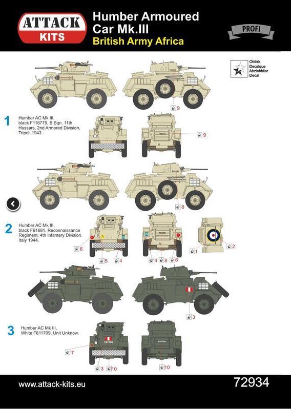 Humber Armoured Car Mk. III in Africa + Italy Humber Armoured Car Mk. III in Africa + Italy