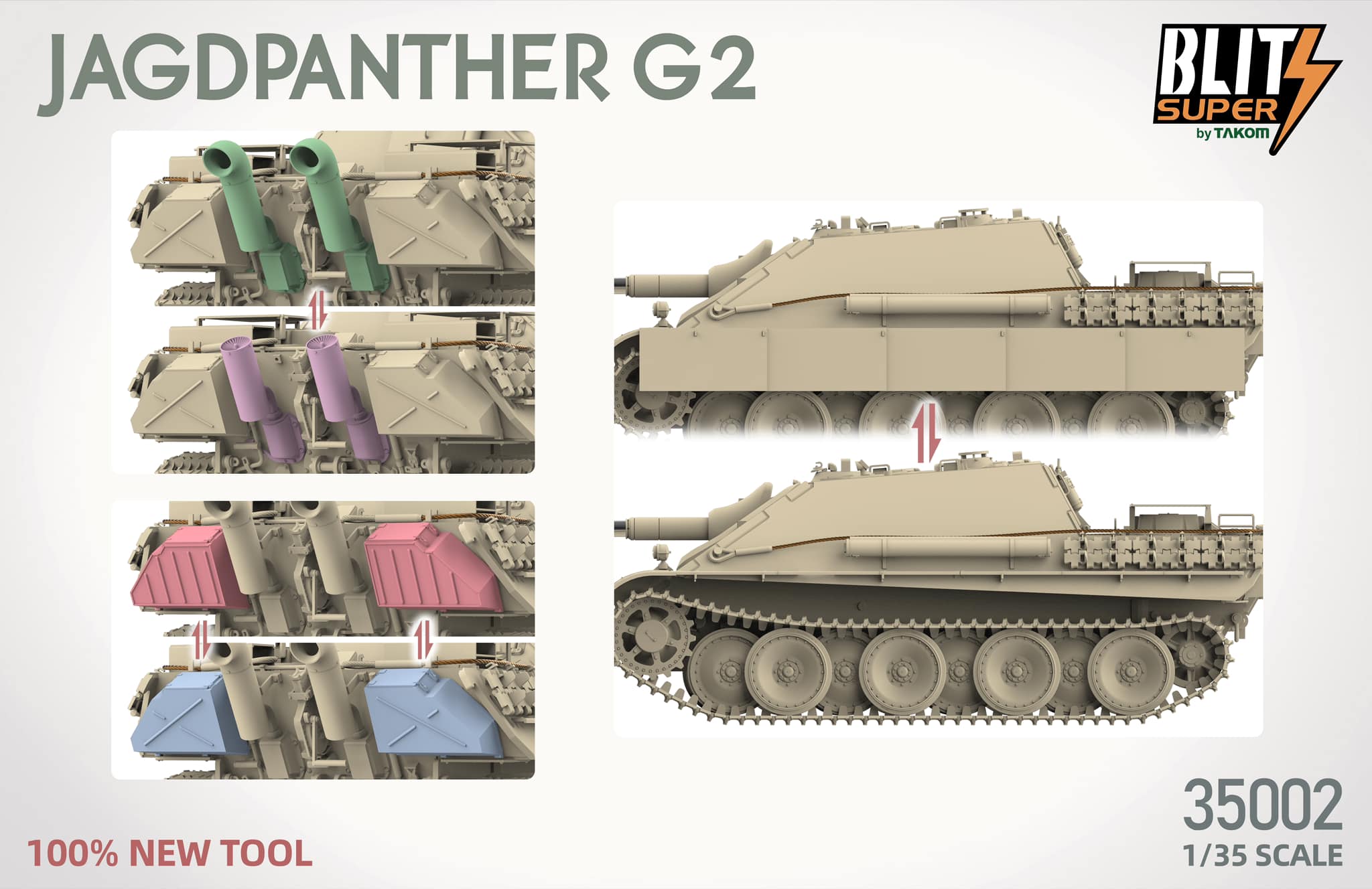 DAS WERK DW35042 Jagdpanther G2 - SUPER BLITZ