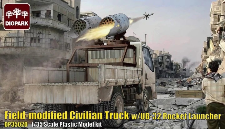Field-modified Civilian Truck w/UB-32 launcher