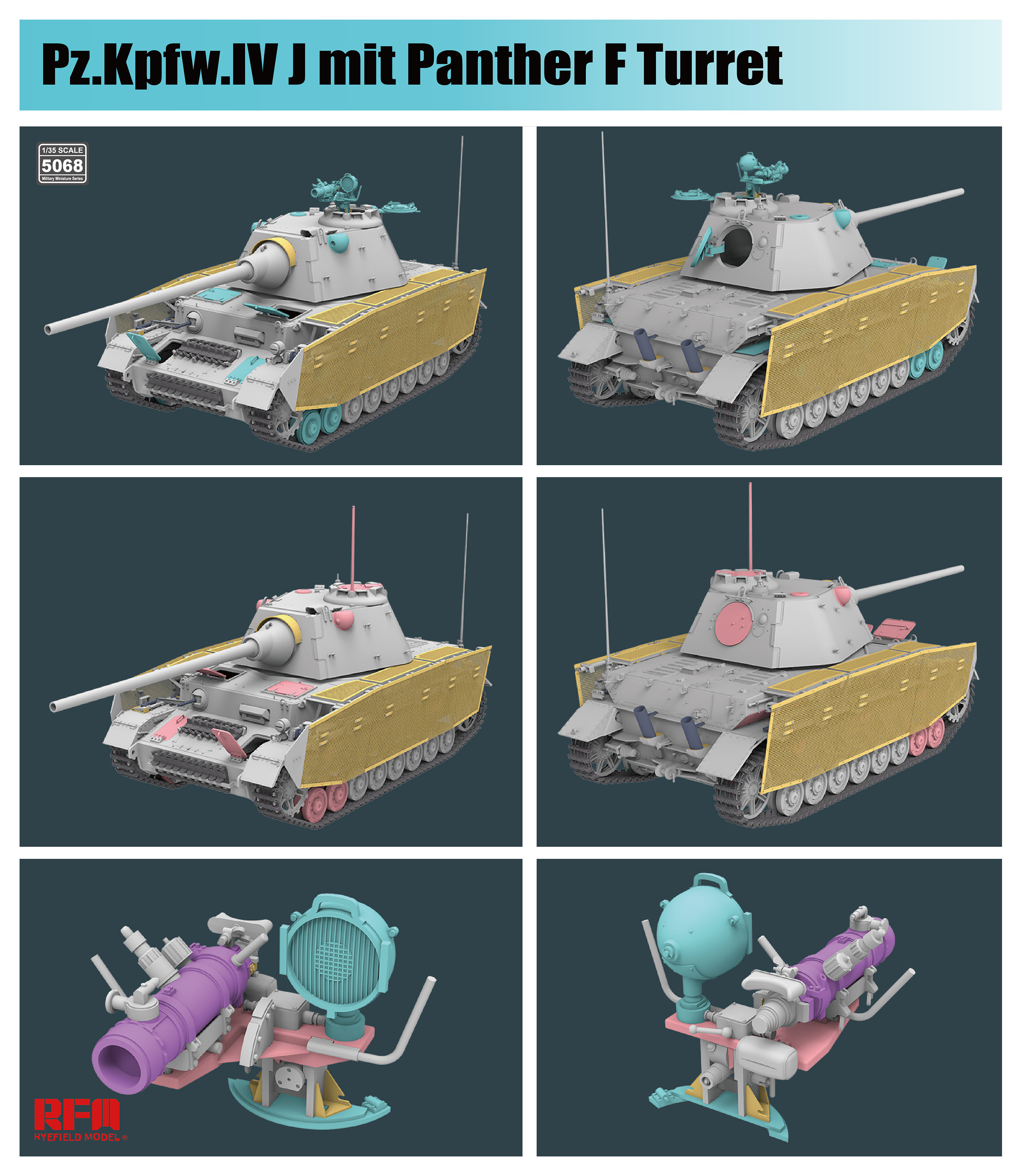 Pz.Kpfw.IV J mit Panther F Turret Pz.Kpfw.IV J mit Panther F Turret