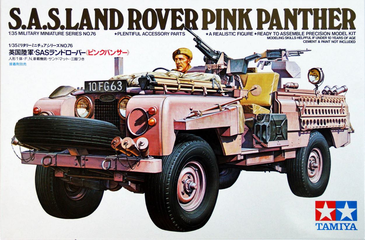 SAS Land Rover - Pink Panther