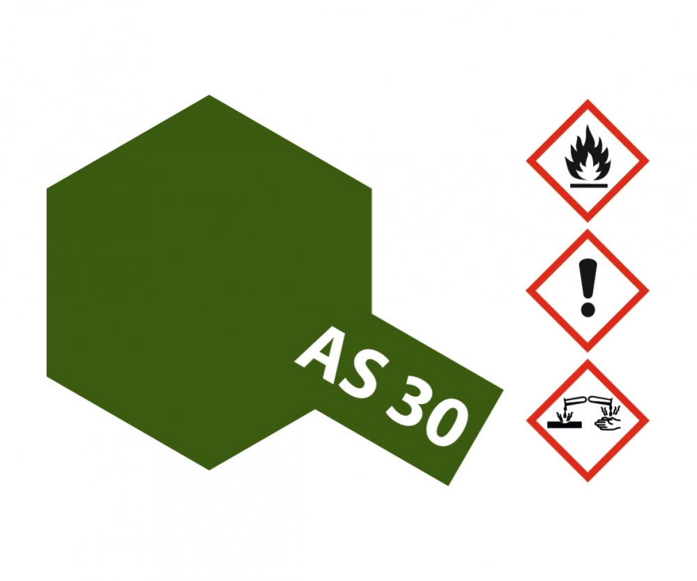 AS-30 Flat Dark Green 2 (RAF) 100ml spray can