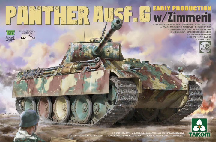 Panther Ausf.G Early Production w/Zimmerit