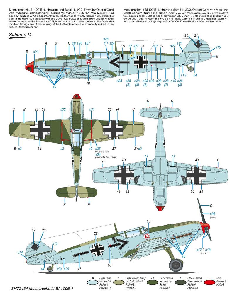 Messerschmitt Bf 109E-1 ‘Lightly-Armed Emil’
