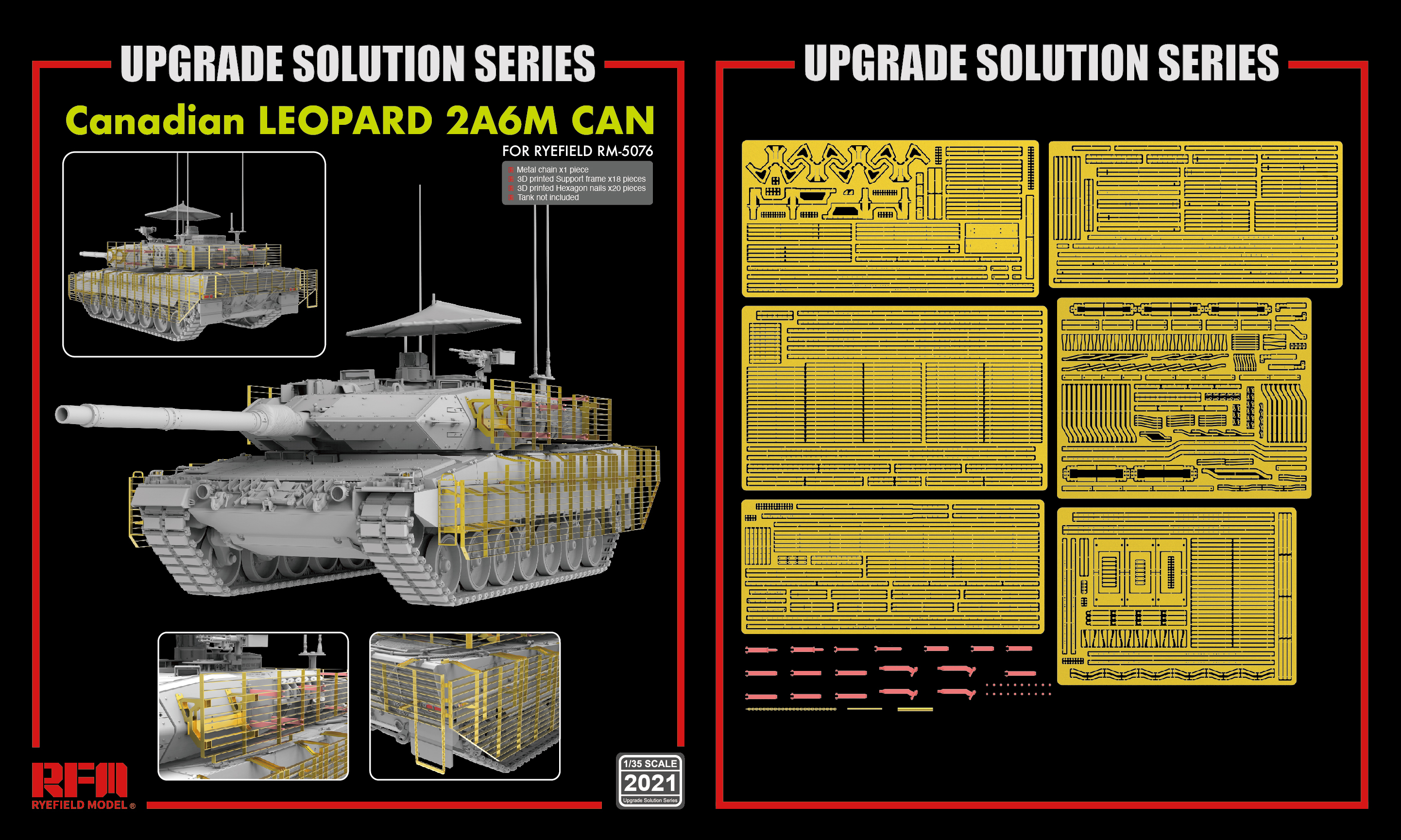 Upgrade set for RFM5076 Canadian Leopard 2A6M CAN