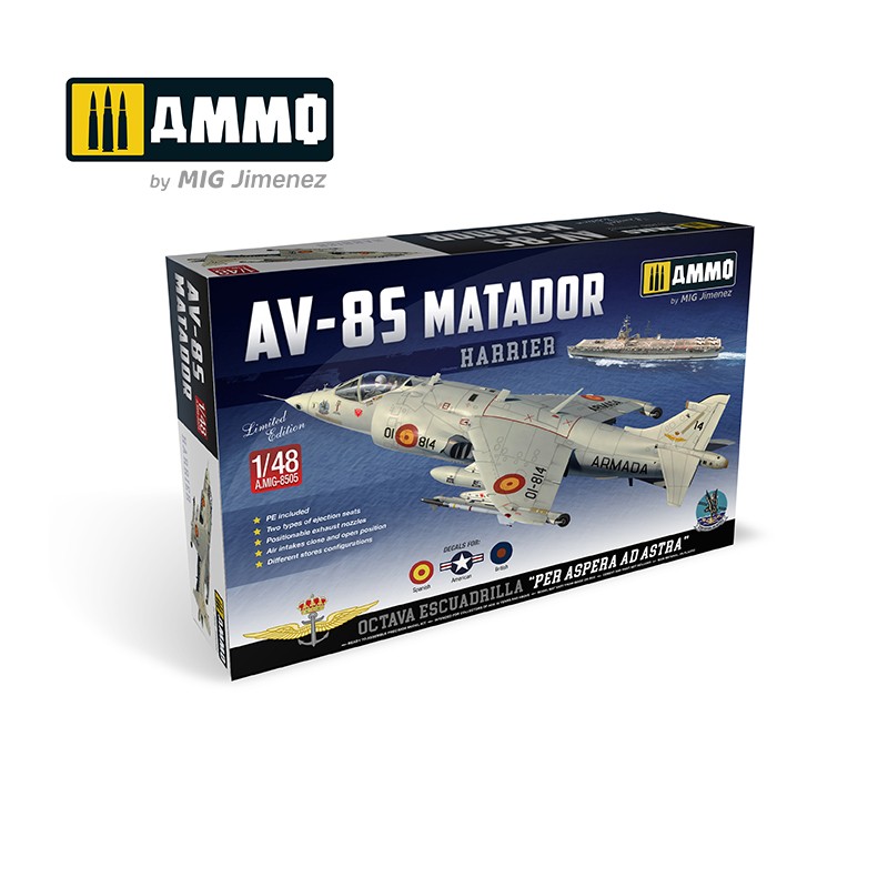 Harrier AV-8S MATADOR - Spanish, American, British versions Harrier AV-8S MATADOR - Spanish, American, British versions
