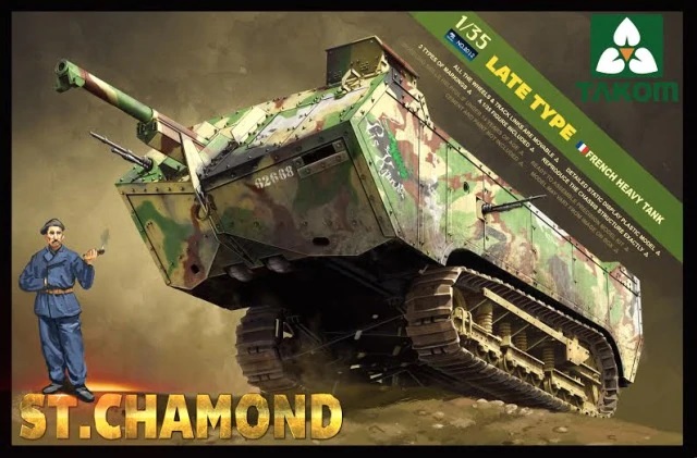 French Heavy Tank St.Chamond Late Type
