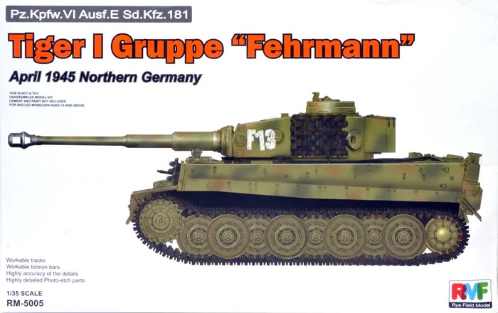 Tiger I Gruppe "Fehrmann" April 1945