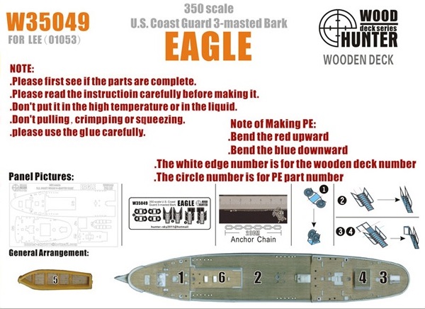 U.S. Coast Guard 3-Masterd Bark Eagle