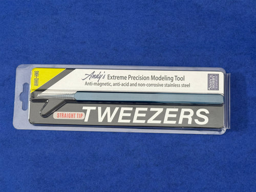 Andy's Hobby Headquarters EXTREME PRECISION Straight Tip Tweezer