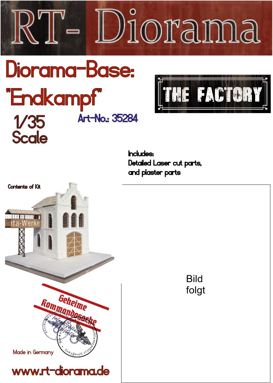 Diorama-Base: "Endkampf"