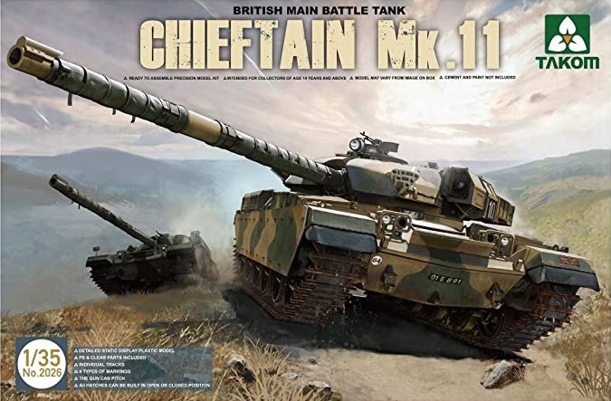 British Main Battle Tank Chieftain Mk. 11