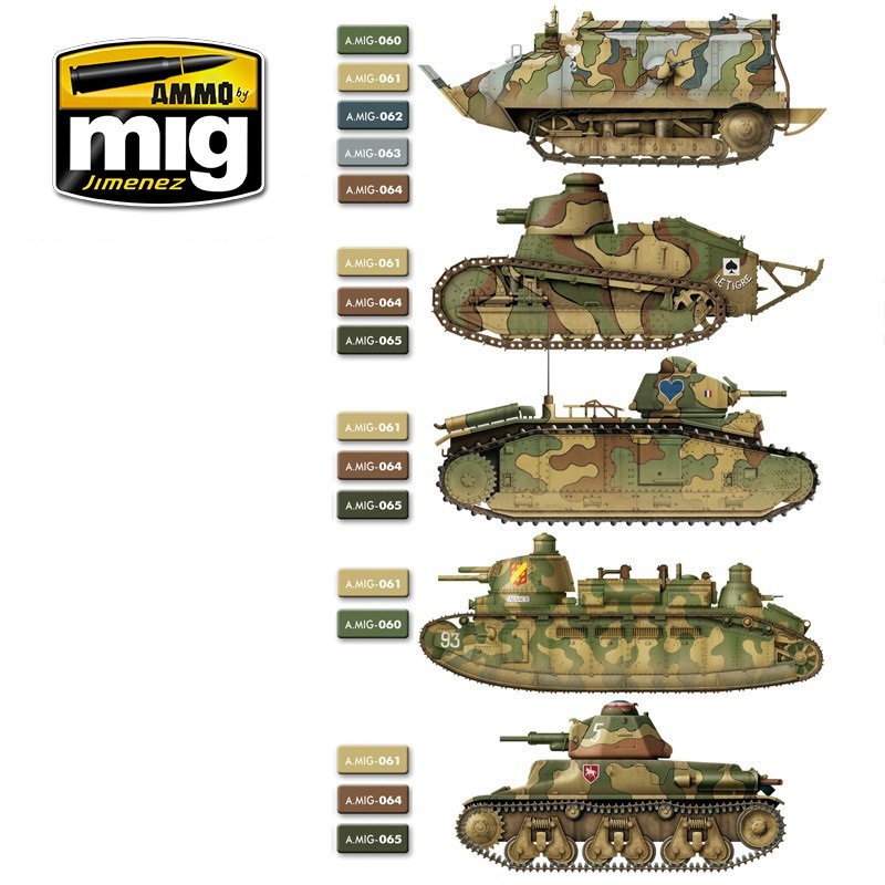 WW I & WW II French Camouflage Colors WW I & WW II French Camouflage Colors