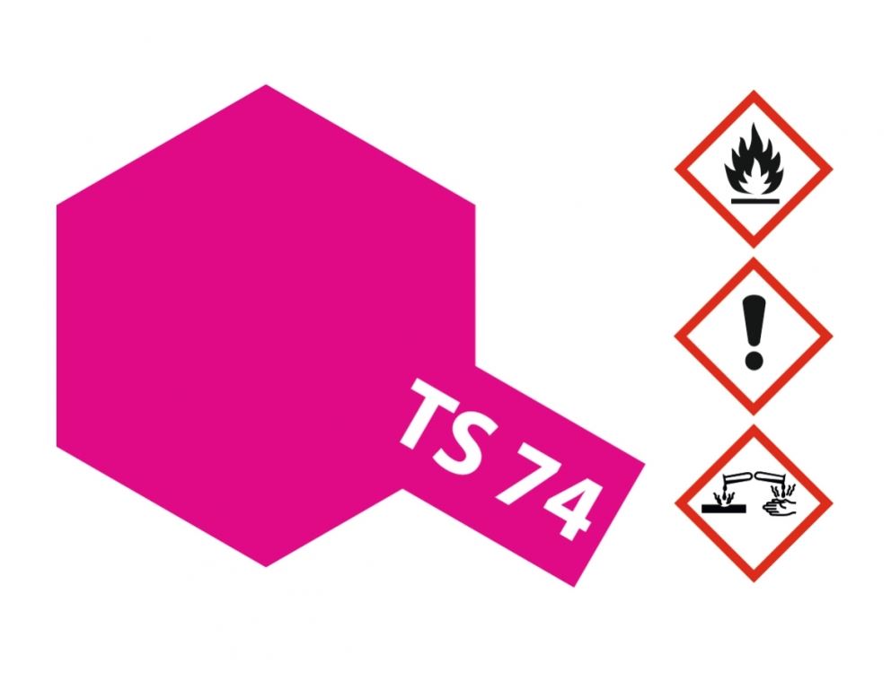 TS-74 Clear Red Gloss 100ml spray can