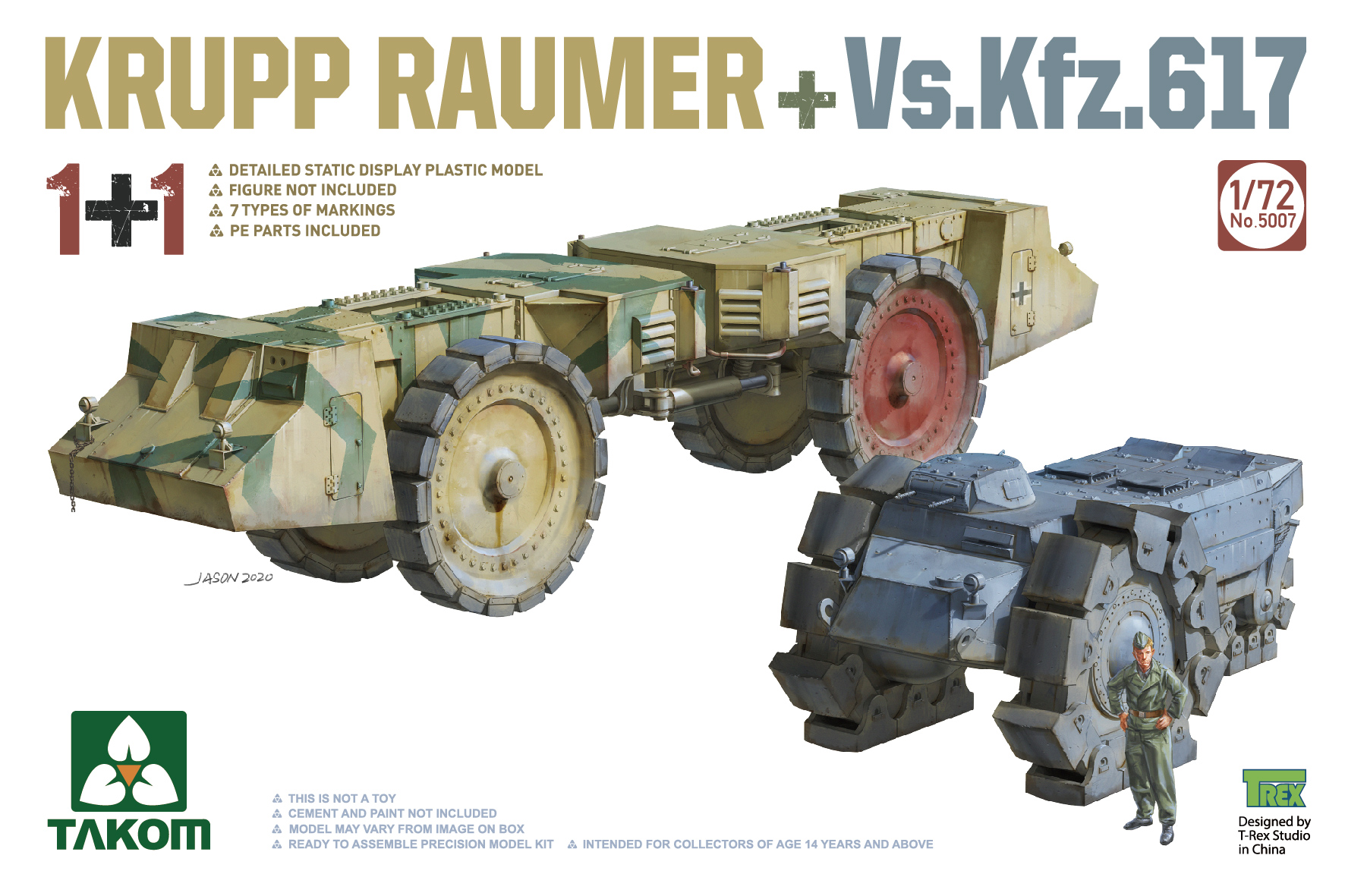 2 kits Combo KRUPP RAEUMER+ Vs.Kfz.617
