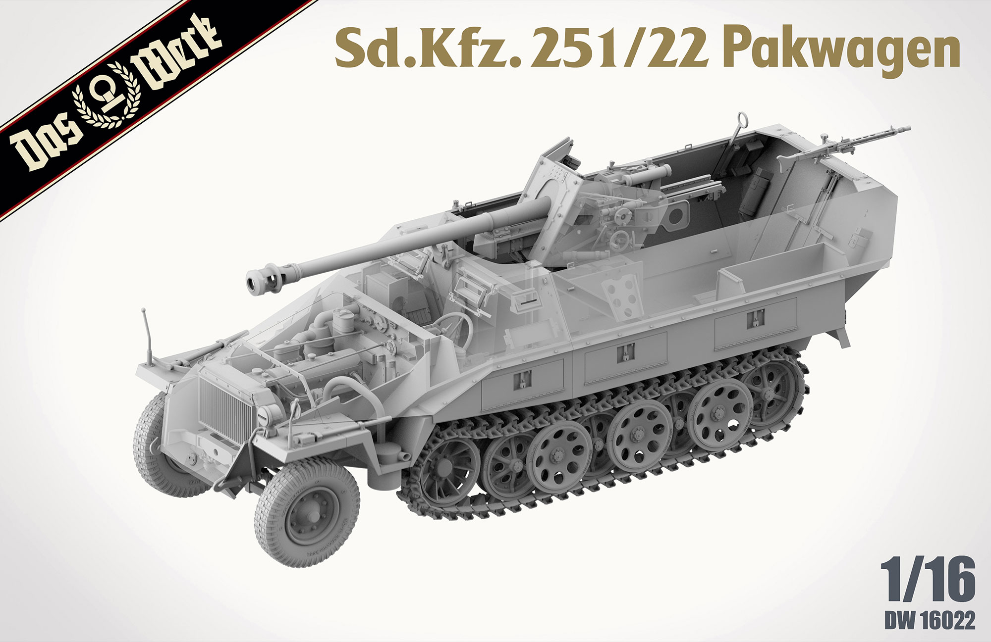 Sd.Kfz.251/22 Ausf.D "Pakwagen" (1:16)