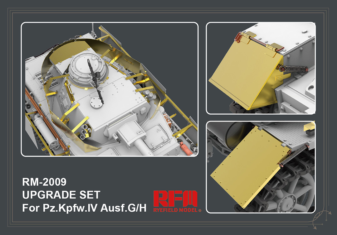 Upgrade set for 5046 5053 & 5055 Pz.IV Ausf.G/ H Upgrade set for 5046 5053 & 5055 Pz.IV Ausf.G/ H