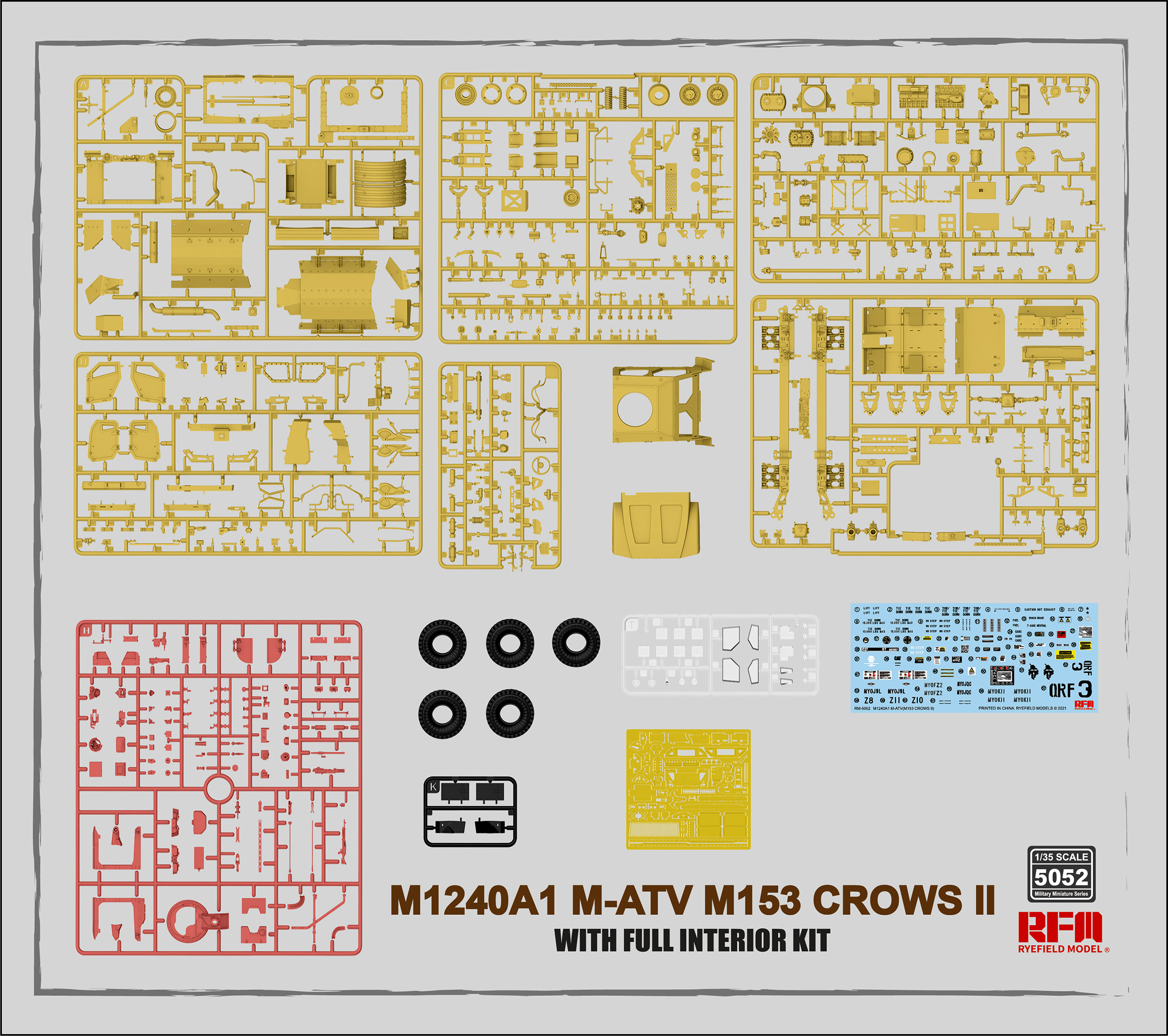 M1240A1 M-ATV (M153 CROWS II ) with full interior