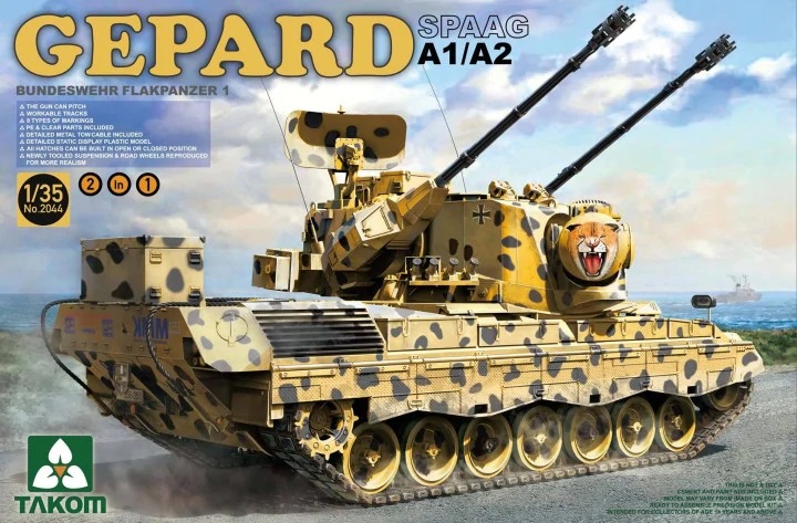Bundeswehr Flakpanzer "Gepard"  A1/A2  2 in 1