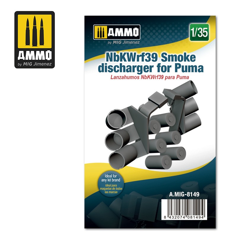 1/35 NbKWrf 39 Smoke Discharger for Puma