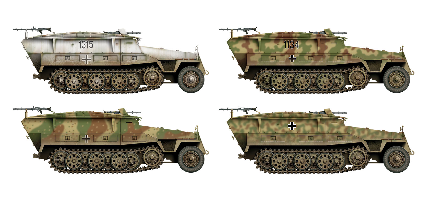 Mtl.Pi.Pzwg. Sd.Kfz. 251/7 Ausf.D (2 in 1)