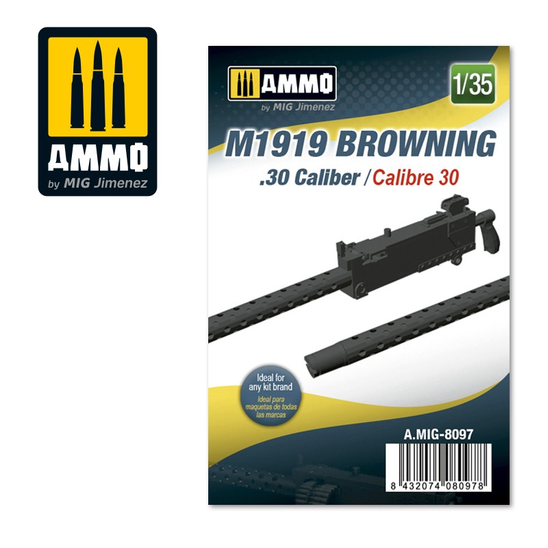 M1919 Browning. 30 cal 1:35