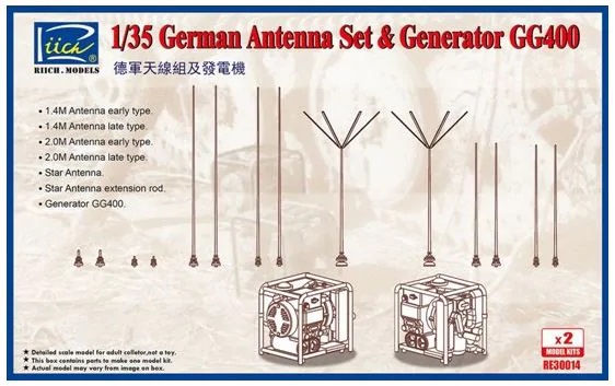 German Antenna Set and Generator GG400