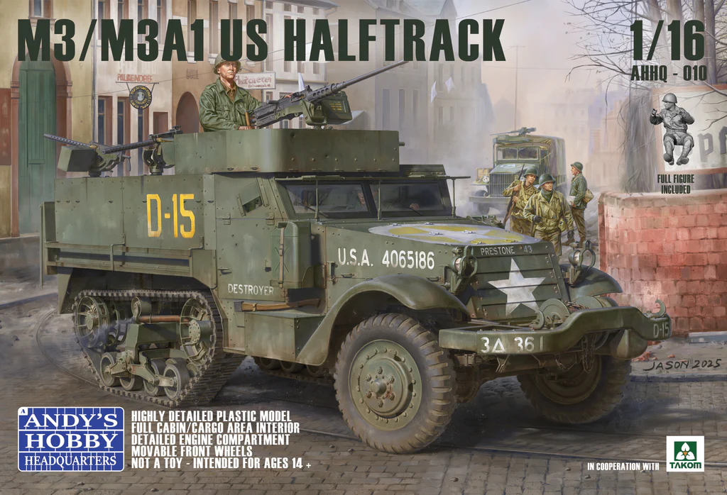 M3 / M3A1 U.S. Halftrack 2 in 1 Kit 1/16